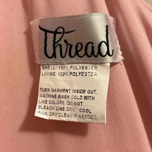 SQUARE NECK CHIFFON MAXI DRESS WITH CIRCLE SKIRT IN ROSE - PANTONE ROSE  QUARTZ - Picture 10 of 12